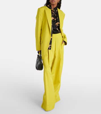 Oversize-Blazer aus Baumwollpopeline | Dries Van Noten