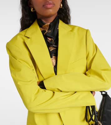 Oversize-Blazer aus Baumwollpopeline | Dries Van Noten