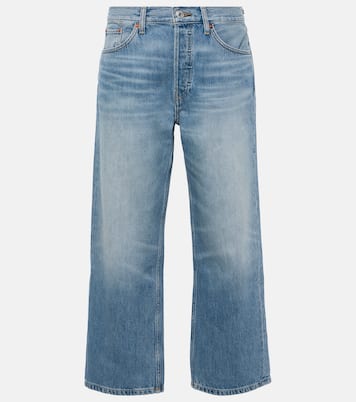 Mid-Rise Cropped Straight Jeans | Re/Done