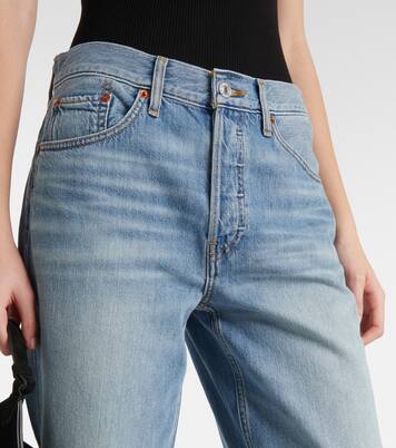 Mid-Rise Cropped Straight Jeans | Re/Done