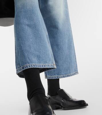 Mid-Rise Cropped Straight Jeans | Re/Done