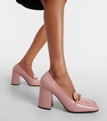 Loafer-Pumps Diamond Tilda 85 aus Leder | Jimmy Choo