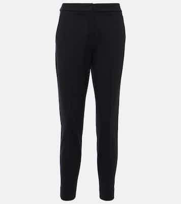 Cropped jersey slim pants | Max Mara