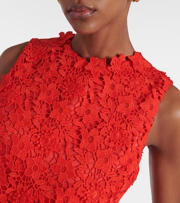 Robe midi Alani en dentelle | Safiyaa