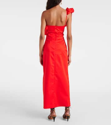One-Shoulder-Robe aus Popeline | Johanna Ortiz