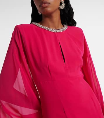 Robe longue en soie à sequins | Roland Mouret