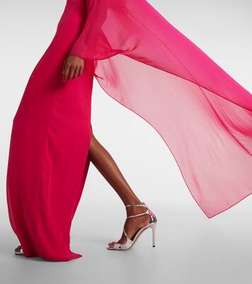 Robe longue en soie à sequins | Roland Mouret