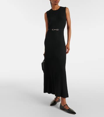 Robe longue Meier en laine et cachemire | Gabriela Hearst