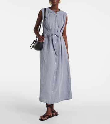 Robe longue Luna en lin | Velvet