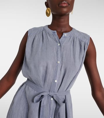 Robe longue Luna en lin | Velvet