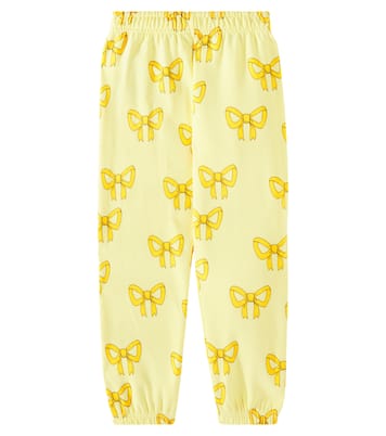Bow cotton jersey sweatpants | Mini Rodini