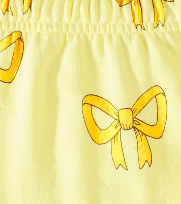 Bow cotton jersey sweatpants | Mini Rodini