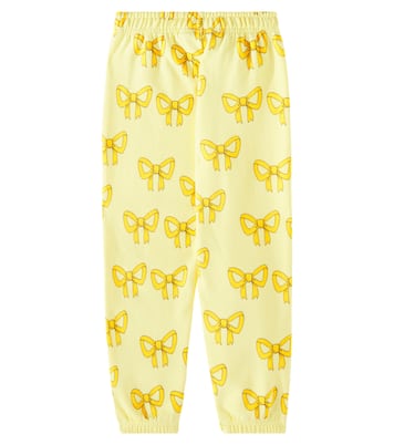 Bow cotton jersey sweatpants | Mini Rodini