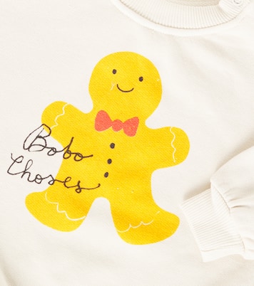 Gingerbread cotton sweatshirt | Bobo Choses