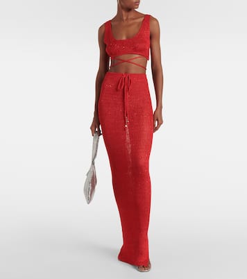 Cropped-Top Alma aus Strick | Bananhot