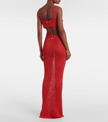 Cropped-Top Alma aus Strick | Bananhot