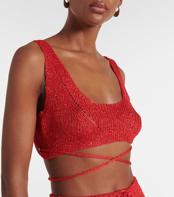 Cropped-Top Alma aus Strick | Bananhot