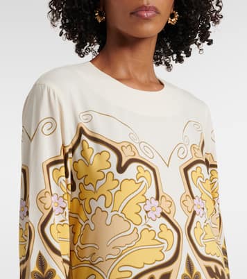 Spells Placée printed maxi dress | La DoubleJ