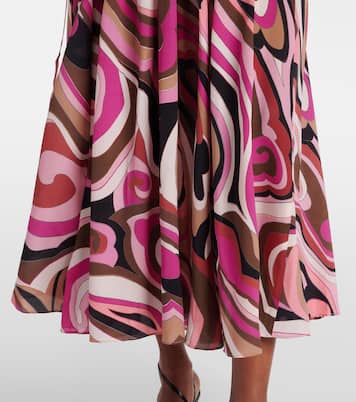 Abito Marigold in seta crêpe de chine | Rixo