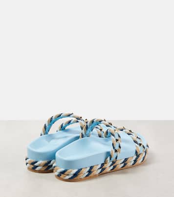 Rockstud Torchon leather sandals | Valentino Garavani