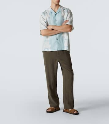 Camicia bowling Paradise Floral in lino | Commas