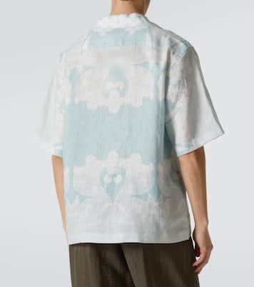 Camicia bowling Paradise Floral in lino | Commas