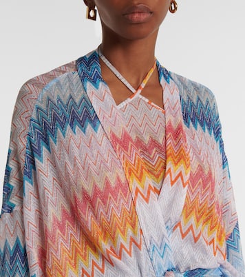 Cafetan Zig Zag en lamé | Missoni