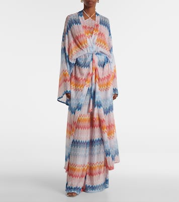 Cafetan Zig Zag en lamé | Missoni