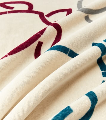  Fish and Turtle cotton terry beach towel | Loro Piana