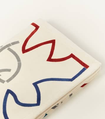  Fish and Turtle cotton terry beach towel | Loro Piana