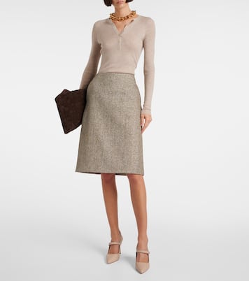 Campari 90 suede slingback pumps | Manolo Blahnik