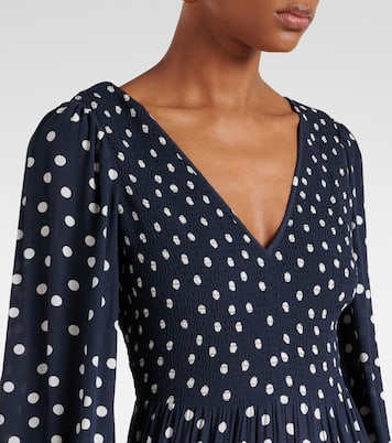 Brooke polka-dot midi dress | Rixo