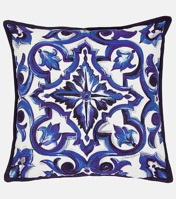Small printed canvas cushion | Dolce&Gabbana Casa