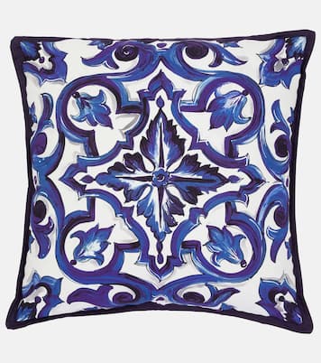 Small printed canvas cushion | Dolce&Gabbana Casa