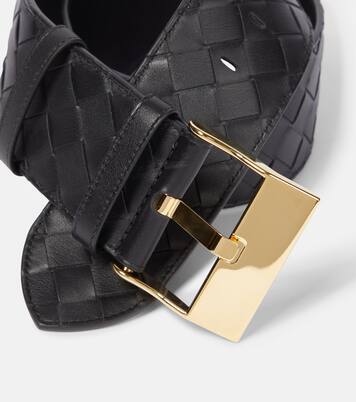 Cinturón Watch de piel Intrecciato | Bottega Veneta