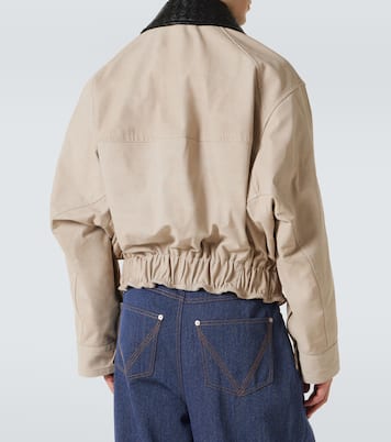 Intrecciato leather twill blouson | Bottega Veneta