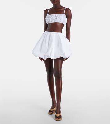 Mini-jupe en coton | Alaïa
