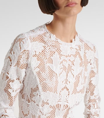 Robe en guipure | Oscar de la Renta