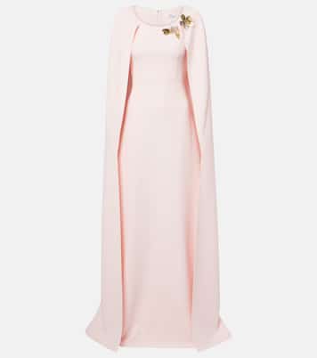 Yuna caped embellished gown | Safiyaa