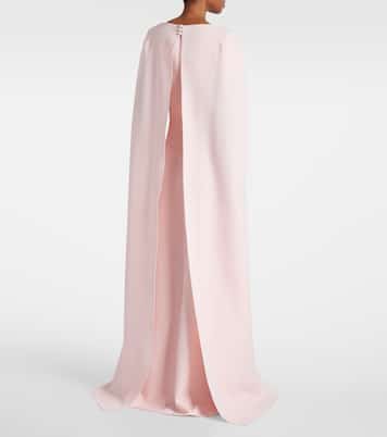 Yuna caped embellished gown | Safiyaa