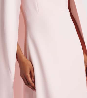 Yuna caped embellished gown | Safiyaa