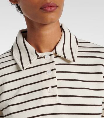 بلوفر بولو كروب من القطن بخطوط | JW Anderson