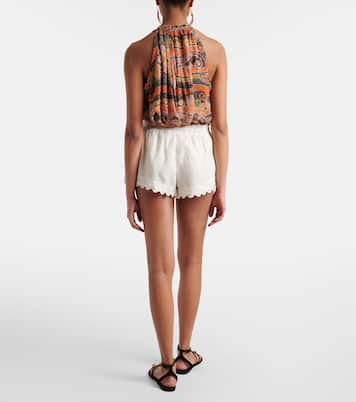 Shorts Lola de ramio con bordado inglés | Isabel Marant