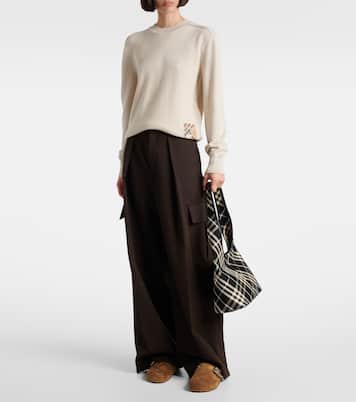 Slippers aus Veloursleder | Burberry