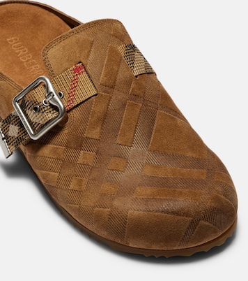 Slippers aus Veloursleder | Burberry