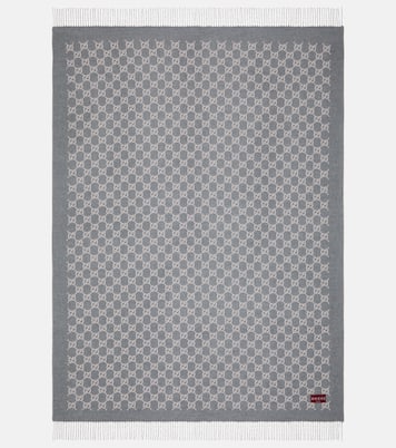 GG wool and cashmere blanket | Gucci