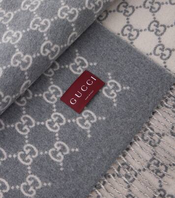 GG wool and cashmere blanket | Gucci