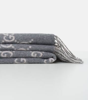 GG wool and cashmere blanket | Gucci