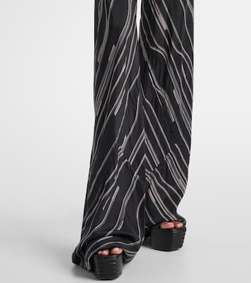 Weite Hose Bias aus Cady-Crêpe | Rick Owens