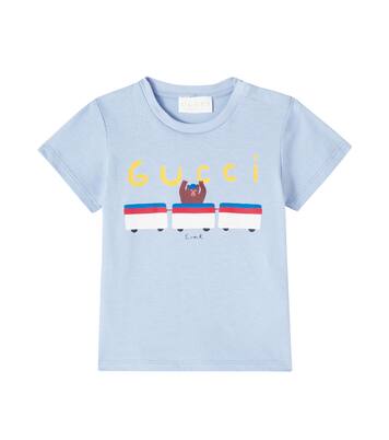 x Euan Roberts Baby printed cotton jersey T-shirt | Gucci Kids